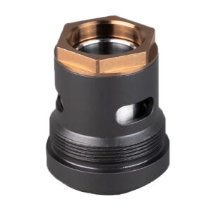 SilencerCo AC2448 3-Lug Mount 45 ACP Black Steel