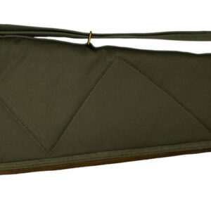 Boyt Harness OGC98PL09 Alaskan Rifle Case 48" Waxed OD Green Canvas w/ Brass Hardware & Quilted Flannel Lining for Scoped Rifles