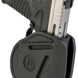 1791 Gunleather 3WH4SBLA 3-Way IWB/OWB Size 04 Stealth Black Leather Belt Loop Fits Walther PPS Fits Taurus G2C Fits Springfield XD/XDS Ambidextrous Hand