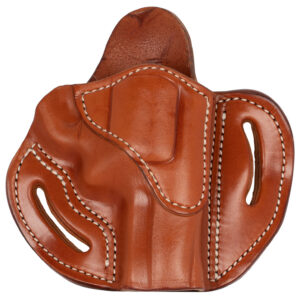1791 Gunleather RVH2SCBRR RVH2S OWB Size 02S Classic Brown Leather Belt Slide Fits S&W K Frame Right Hand