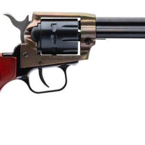 Heritage Mfg RR22999CH4 Rough Rider 22 LR 9 Shot 4.75" Black Barrel, Black Cylinder, Simulated Case Hardened Zamak, Frame Cocobolo Grips