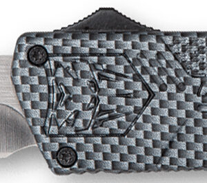 CobraTec Knives CFCTLWDNS Lightweight 3.25" OTF Drop Point Plain D2 Steel Blade/Carbon Fiber Aluminum Handle Includes Pocket Clip