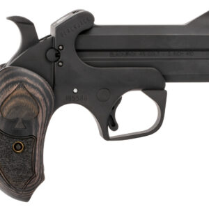 Bond Arms BABJ Black Jack 45 Colt/410 Gauge 2rd Shot 3.50" Black Black Steel Frame Black Ash Grips Features Silver Spade Above Hinge Right Hand