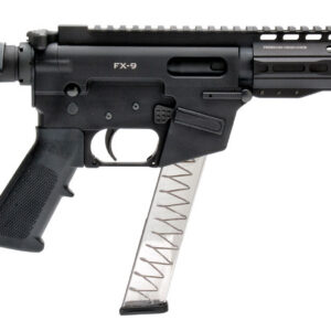 Freedom Ordnance FX-9P8S FX-9 9mm Luger 8" 31+1 Black Anodized Black Polymer SBA3 Pistol Brace