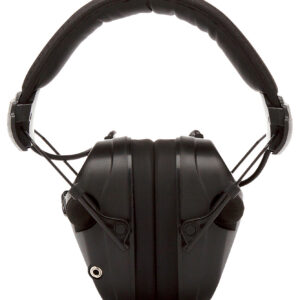 Pyramex VGPME20 Venture Gear Sentinel Muff Polymer 26 dB Over the Head Black Adult 1 Pair