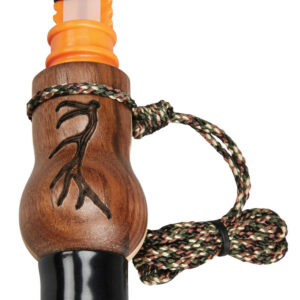 Wayne Carlton's Calls 70168 Whispering Cow Call Open Call Cow Sounds Attracts Elk Natural Walnut/Maple