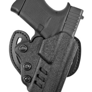 DeSantis Gunhide 042KA8JZ0 Facilitator  OWB Black Kydex Belt Slide Fits Sig P365/P365 SAS Right Hand