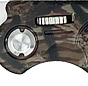 AccuSharp 704C Sport 3" Folding Plain Stainless Steel Blade/Camo Anodized Aluminum Handle Includes Belt Clip