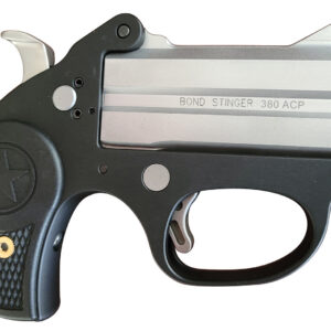 Bond Arms BASL Stinger Stinger 380 ACP 2rd Shot 3" Matte Stainless Aluminum Frame Black Rubber Grips Right Hand