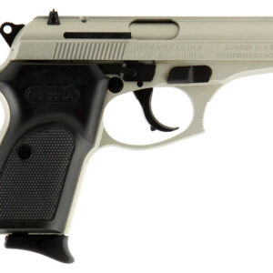 Bersa T22NKL Thunder Micro-Compact Frame 22 LR 10+1 3.50" Nickel Steel Barrel, Nickel Cerakote Serrated Slide & Aluminum Frame w/Beavertail Black Textured Polymer Grip