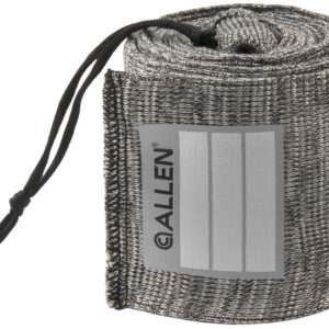 Allen 13167 Stretch Knit Gun Sock Gray Silicone-Treated Knit w/Custom ID Labeling Holds Rifles with Scope or Shotguns 52" L x 3.75" W Interior Dimensions
