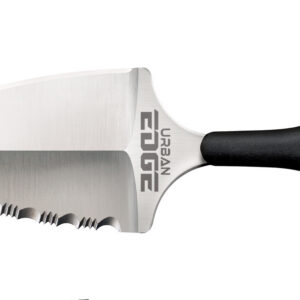 Cold Steel CS43XLS Urban Edge 2.50" Fixed Part Serrated Stone Washed Japanese AUS-8A SS Blade/Black Textured Kray-Ex Handle