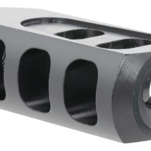 TacFire Tanker Muzzle Brake Black Oxide Steel with 1/2"-28 tpi Threads 2.76" OAL 1.37" Diameter for 5.56x45mm NATO