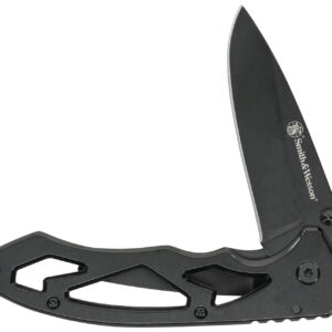 Uncle Henry CK400LCP Skeletonized Large 3" Folding Drop Point Plain Stainless Steel Blade 4.40" Handle Includes Pocket Clip