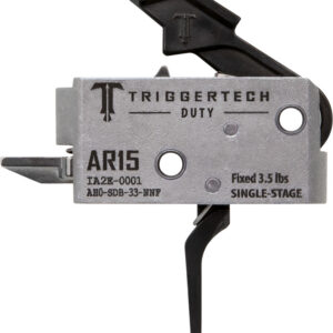 TriggerTech AH0SDB33NNF Duty Flat Trigger Single-Stage 3.50 lbs Draw Weight Fits AR-15