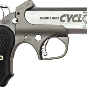 Bond Arms BACY Cyclops Big Bore 45-70 Gov 1rd Shot 4.25" Stainless Stainless Steel Barrel Matte Stainless Black Extended B6 Resin Grips Right Hand