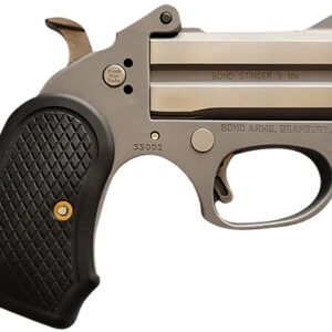 Bond Arms BAHB Honey B Stinger RS 22 LR 2rd Shot 3" Matte Stainless Steel Frame Black Extended B6 Resin Grips Right Hand