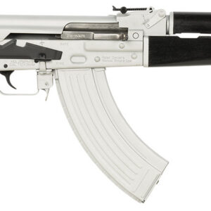 Zastava Arms Usa ZR7762CSB ZPAPM70  7.62x39mm 30+1 16.30" Black Chrome Lined Steel Barrel, Silver Receiver, Black Polymer Handguard, Fixed Dark Walnut Synthetic Stock