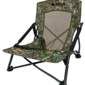 Bog-Pod 1134444 Snood Low-Profile Chair, 4 Legs, Mossy Oak Camo, Steel Frame, Carry Strap