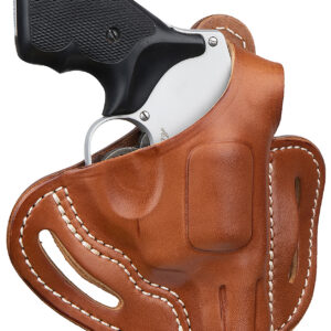 1791 Gunleather RVHX1CBRR RVHX-1 OWB Size 01 Classic Brown Leather Belt Slide, J-Frame, Right Hand