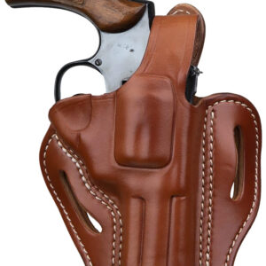 1791 Gunleather RVHX2CBRR RVHX-2 OWB Size 02 Classic Brown Leather Fits Up to 4" Barrel, K/L-Frame, Belt Slide Right Hand