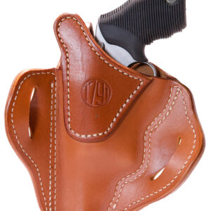 1791 Gunleather RVHX3CBRR RVHX-3 OWB Size 03 Classic Brown Leather Belt Slide Right Hand