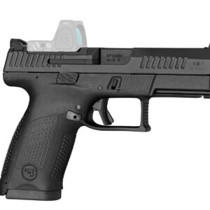 CZ-USA 01536 P-10 C Compact Frame 9mm Luger 10+1 4.02" Black Carbon Steel Barrel, Black Nitride Optic Ready/Serrated Steel Slide, Black Polymer Frame w/Picatinny Rail, Interchangeable Backstrap Grip
