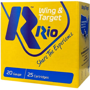 Rio Ammunition WT2075 Wing & Target 20Gauge 2.75" 7/8oz 7.5Shot 25 Per Box/10 Case