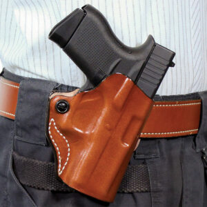 DeSantis Gunhide 019TA9YZ0 Mini Scabbard OWB Tan Sig Sauer P365 w/Red Dot Right Hand