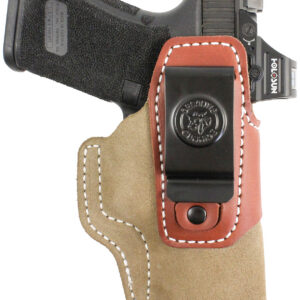 DeSantis Gunhide 215NJE1Z0 Transit IWB Natural Kydex/Leather Belt Clip Glock 26/27/33 Ambidextrous