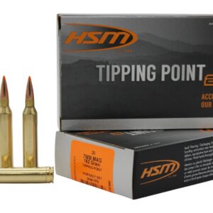 HSM Tipping Point 2 Super Shock Tip 7mm Rem 162 gr Hornady SST 20 Per Box/ 20 Case