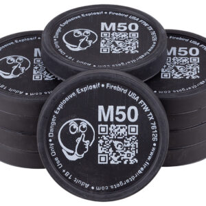 Firebird USA M50 Moderated Moving Trajectory/Static Universal Firearm Low Noise 50mm/ 10 Pack