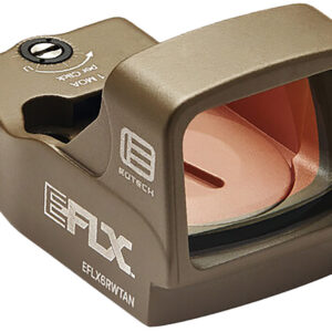 Eotech EFLX3RWTAN EFLX Mini Reflex Sight Tan 1 x 3 MOA Red Dot