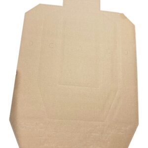 Action Target IPSC-CB IPSC/USPSA Targets Hanging Cardboard 18" x 30" 100Ct