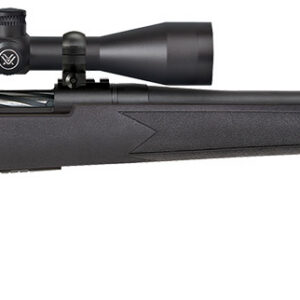 Mossberg 28244 Patriot w/Optic 6.5 PRC 4+1 24" Matte Blued Fluted Threaded Barrel, Matte Blued Drilled & Tapped Receiver, Fixed Black Synthetic Stock, Vortex Crossfire II 3-9x40mm
