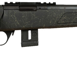 Bergara Rifles BMR011 BMR-X 17 HMR 10+1 18" Blued Heavy Threaded Barrel, Blued Picatinny Rail Receiver, Adj LOP Green w/Black Webbing Synthetic Stock