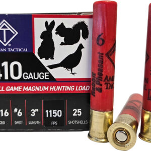 ATI ATIAC41036 Target Load 410Gauge 3" 11/16oz 6Shot 25 Per Box/10 Case