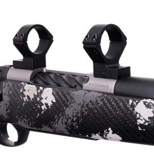 Weatherby TRBVLAS3 Scope Mount/Ring Combo Matte Black Alloy 30mm Tube, Weatherby Mark V Medium Rings Standard 6-Lug Action