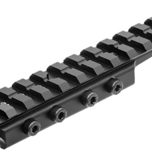 Leapers MNTDTW145 Picatinny Adapter Mount Matte Black Anodized Aluminum