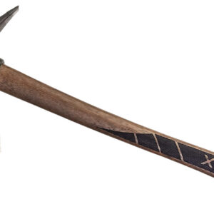 Woox BU.AXE050.01 Solo 8.50" Convex Carbon Steel Blade Brown/Black Appalachian Hickory Handle 19" OAL