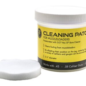 Thompson Center Arms, LLC 9036R Cleaning Patches Muzzleloader 2.50" Cotton 100Ct