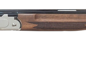 Pointer REXFT912BSW12 FT912 Field Trek Full Size 12 Gauge Break Open 3" 2rd 28" Black Over/Under Vent Rib Barrel, Silver Steel Receiver, Fixed Walnut Stock, Ambidextrous