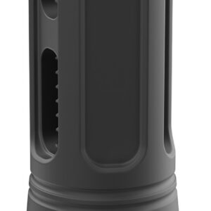 Breek Arms BRK4321 Sentinel Caged Flash Hider Black Nitride Steel 5/8"x24 Threads 30 Cal Compatible w/ Breek-LOK 3QD