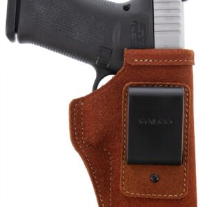 Galco STO286R Stow-N-Go IWB Natural Steerhide Fits Glock 26 Gen3-5 Right Hand