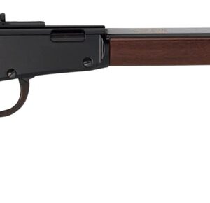 Henry H001TR22 Frontier Carbine 22 S/L/LR 13/14/18+1 16.50" Blued Octagon Barrel, Black Aluminum Receiver, American Walnut Straight Grip Stock