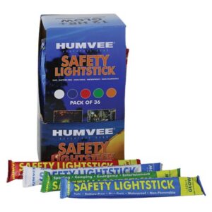 CAMP HMV-LS-6DB36 HUMVEE LIGHTSTICK 6IN     36 PCS