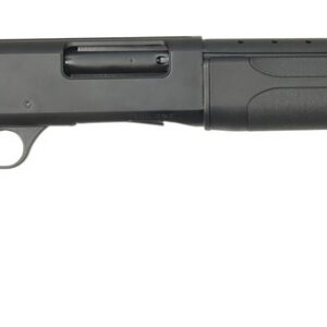 Tokarev USA 21000430 TSP 12 Gauge Pump 3" 4+1 18.50" Black Heat Shield Barrel, Black Drilled & Tapped Aluminum Receiver, Fixed Black Synthetic Stock