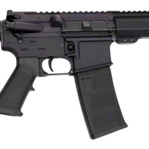 Andro Corp Industries 556103HB ACI-15 Halo 5.56 NATO 30+1 10.30" Black Nitride Threaded Barrel, Black Anodized Aluminum Receiver w/Picatinny Rail, M-LOK Handguard, Black Polymer SBA3 Pistol Brace, A2
