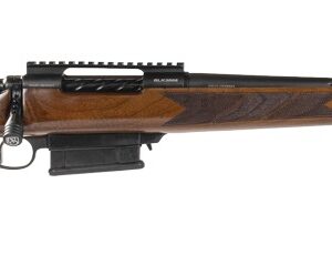 Balikli 336210 BLK  30-06 Springfield 5+1 20" Black Spiral Fluted Threaded Barrel, Black Steel Receiver w/Picatinny Rail, Turkish Walnut Fixed Stock