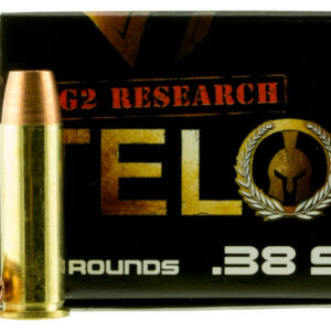 G2 Research G00618 Telos 38Special+P 105gr Fracturing Copper Hollow Point 20 Per Box/25 Case